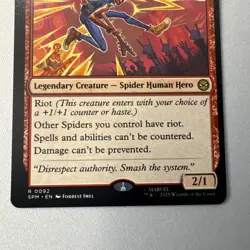 Spider -Punk R 0092 (regular) MtG Spider-Man - Image 4