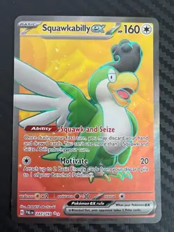 Pokemon TCG Ultra Rare Squawkabilly ex 247/193 Paldea Evolved NM - Image 1