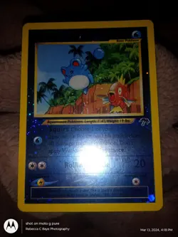 Pokemon Marill 11/18 Southern Islands Reverse Holo w/swirl - Image 3