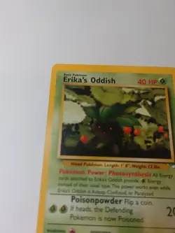 Pokemon TCG Erika's Oddish Gym Heroes 47/132 Regular Unlimited Uncommon LP - Image 2