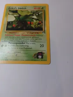 Pokemon TCG Erika's Oddish Gym Heroes 47/132 Regular Unlimited Uncommon LP - Image 4