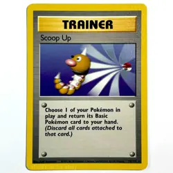 Scoop Up 078/102 Base Set Shadowless Rare HP Vintage Pokemon TCG NM - Image 1