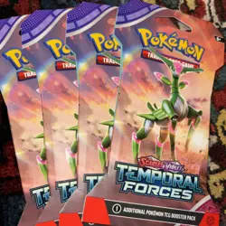 Unopened & Sealed Pokemon Scarlet & Violet Temporal Forces Booster packs (4 - Image 1