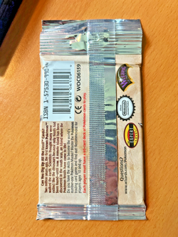 1999 WOTC Pokemon Fossil Booster Pack - Long Crimp FACTORY SEALED Weighted 21g 742818061599 - Image 4