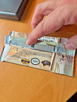 1999 WOTC Pokemon Fossil Booster Pack - Long Crimp FACTORY SEALED Weighted 21g 742818061599 - Image 5