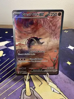 Pokemon TCG Scarlet & Violet Great Tusk EX 246/198 Special Illustration Rare - Image 1
