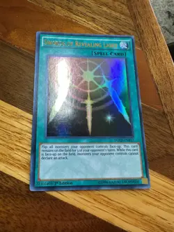 Swords of Revealing Light YGLD-ENB17 1st Edition Ultra Rare PL + BONUS - Image 1