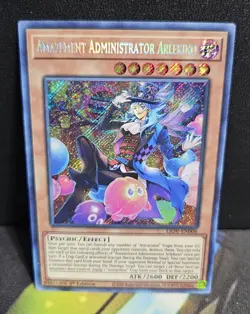 Yugioh! Amazement Administrator Arlekino - LIOV-EN006 - Secret Rare - 1st Edi - Image 1