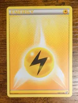 Lightning Energy 108/114 2011 Black & White Base Set Pokemon Card - LP - Image 1