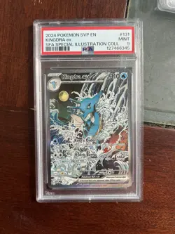 Pokemon TCG Kingdra EX 131 Black Star Promo 2024 Special Illustration Card PSA 9 - Image 1
