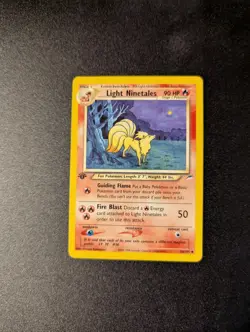 Pokemon Neo Destiny Light Ninetails Card 50/105 1st Edition - Image 1