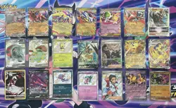 (21) Pokemon Card Lot Ultra Rare, Full Arts EX V Holo Lot Vstar Vmax Mega Shiny - Image 1