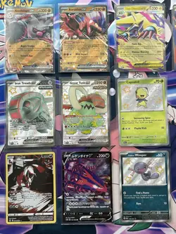 (21) Pokemon Card Lot Ultra Rare, Full Arts EX V Holo Lot Vstar Vmax Mega Shiny - Image 2