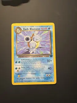 Pokemon Card Dark Blastoise 20/82 Team Rocket Non-Holo Rare WOTC 04💎 NM💎 - Image 1