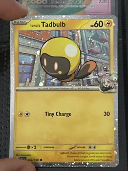 Iono’s Tadbulb 052/159 COSMOS HOLO PROMO Journey Together Pokemon SV09 Foil Card - Image 1