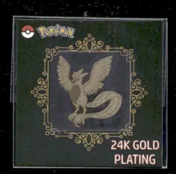 2023 Pokemon Korean Candy Stickers Pidgeotto 24k Gold Plating Striking Card - Image 1