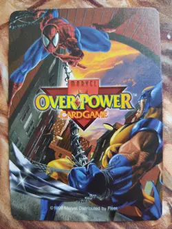 OverPower Marvel IQ Fleer 1996 Green Goblin Legacy Special Card OPD Very Rare NM - Image 2