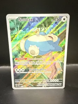 Pokemon Card Snorlax SVP EN 051 Scarlet & Violet 151 Promo Holo SVP051 A - Image 1