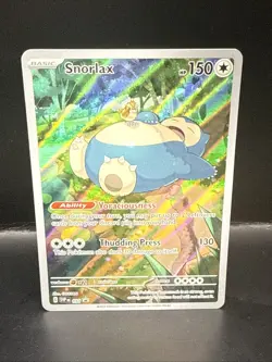 Pokemon Card Snorlax SVP EN 051 Scarlet & Violet 151 Promo Holo SVP051 A - Image 2