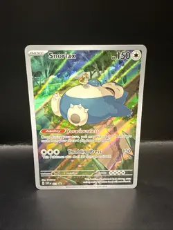 Pokemon Card Snorlax SVP EN 051 Scarlet & Violet 151 Promo Holo SVP051 A - Image 3
