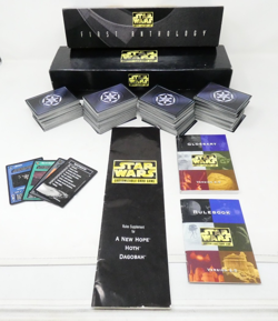 Box Star Wars CCG Customizable Card Game First Anthology Box Set 570 Cards 1997 - Image 1