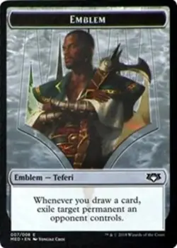 Near Mint x 1 Emblem - Teferi, Hero of Dominaria Mythic Edition - Image 1
