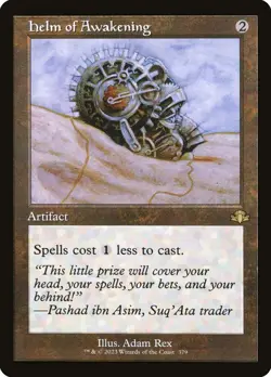 Helm of Awakening Regular - Dominaria Remastered MTG-NM - Image 1