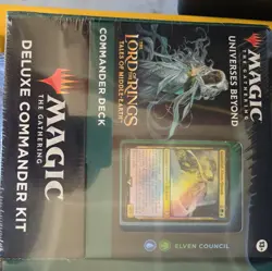 MTG Magic The Gathering - Lord of the Rings Deluxe Commander Kit - Elven Council - Image 2