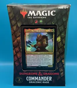 Draconic Rage Commander Deck Adventures in The Forgotten Realms D&D Dragons 630509982677 - Image 1