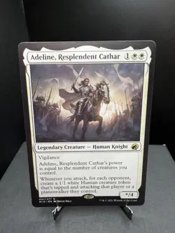 MTG Innistrad Midnight Hunt Adeline Resplendent Cathar Regular Rare NM! - Image 1