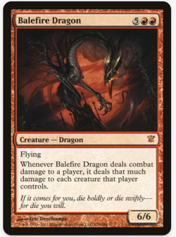 1 x Balefire Dragon - INN - LP - MTG - Image 1
