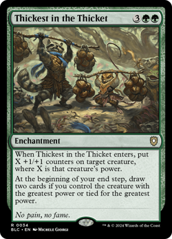 MTG - Thickest in the Thicket [Bloomburrow Commander] - Image 1