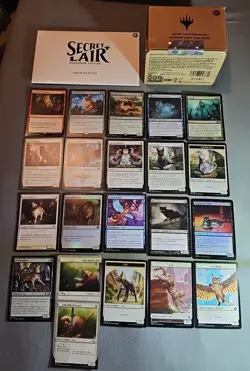 Secret Lair Look At The Kitties & Raining Cats and Dogs Deck w Extra Cats MtG! - Image 1