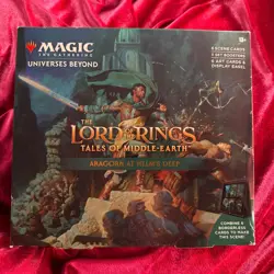 LOTR MTG Tales of Middle-Earth Scene Box: Aragorn Packs, Cards & Easel NISB - Image 1