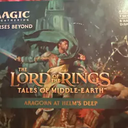 LOTR MTG Tales of Middle-Earth Scene Box: Aragorn Packs, Cards & Easel NISB - Image 4