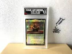 TCCG 9.5 Mint+ FOIL Caesar, Legion's Emperor - PIP 0001 MTG Graded Commander - Image 1