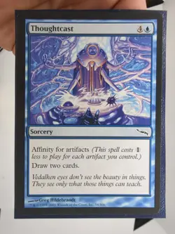 5x Thoughtcast Mirrodin 54/306 LP/NM MTG Small Seller 💌 Fast Free Shipping! - Image 2