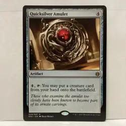 MTG Quicksilver Amulet Magic: The Gathering Explorers of Ixalan Rare #044 - Image 1