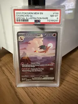 Pokemon Charizard | 151 EX Scarlet & Violet | PSA 8 NM-MT - Image 1