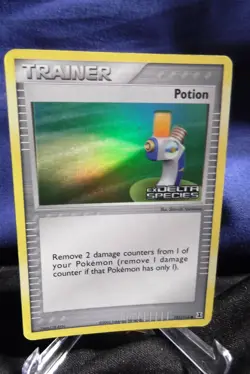 2005 Pokemon TCG - POTION - 101/113 HOLO - EX: DELTA SPECIES - EX+/NM- - Image 1