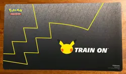 Pokemon 2021 TCG Celebrations 25th Anniversary Train On Premium Play Mat - Image 1