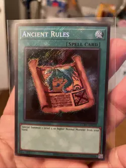 Ancient Rules LCKC-EN039 Unlimited Secret Rare Near Mint +Bonus FREE SHIPPING! - Image 1