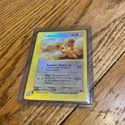 Teddiursa 109/144 Reverse Holo-Pokemon TCG : WOTC Skyridge E-series Card NM - Image 1