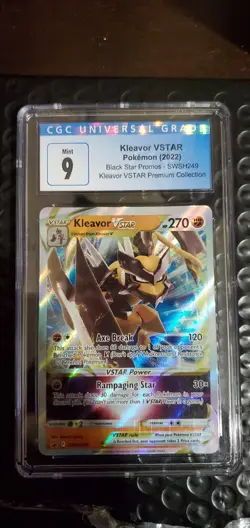 CGC 9 Kleavor VSTAR SWSH249 SWSH: Sword & Shield Promo Cards Holo - Image 1
