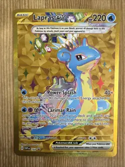Lapras - SVP164 - Pokemon Scarlet & Violet Promo Ultra Rare Holo Card NM - Image 1