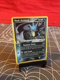 Vintage 2004 Pokemon Ex Team Rocket Returns Dark Golduck 35/109 Holo Card MP - Image 1