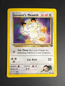 Rare Pokemon Cards Featuring Meowth Lot of 4 1999-2000 First Edition Included - Image 4