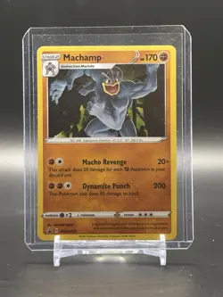 MACHAMP SWSH053 Black Star Promo Holo Card 2020 Near Mint - Mint - Image 1