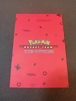 Pokemon Charizard Shiny #4 Purple Holo Team Rocket Card Database Set Peru - Image 2