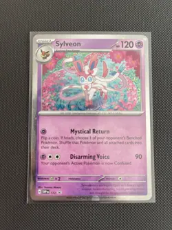 Sylveon 172 Cosmos Holo Prismatic Evolutions Promo Pokemon Card - Image 1